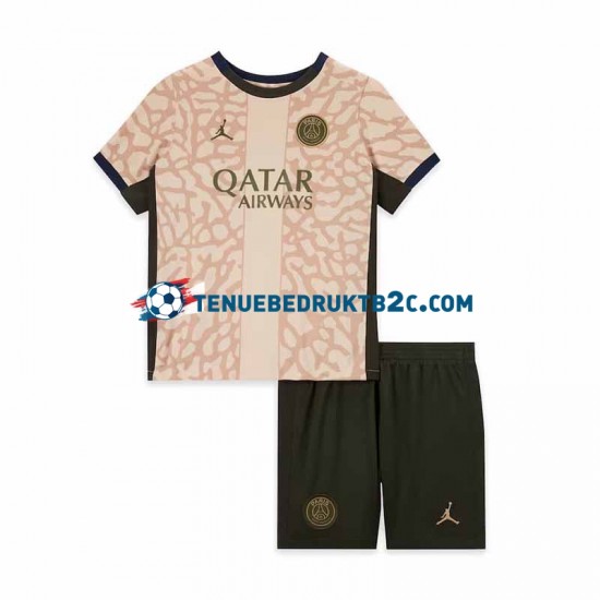 4de shirt Paris Saint-Germain Voetbalteneu Kinderen 2023-24 S-S