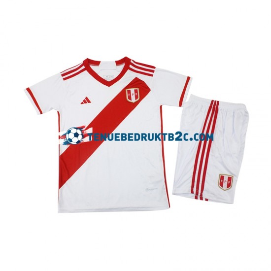 Thuisshirt Peru Voetbalteneu Kinderen 2023 S-S