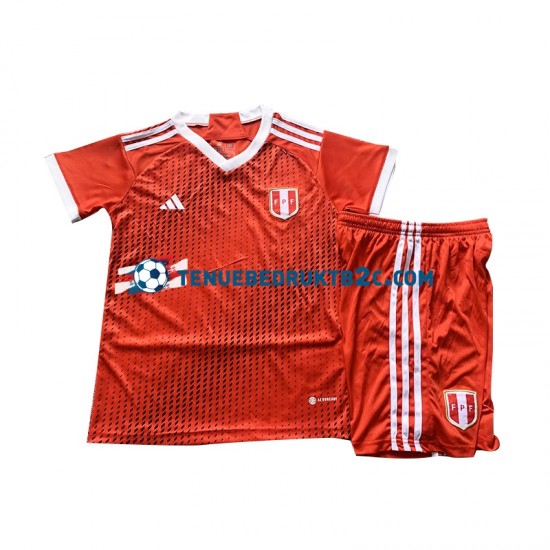 Uitshirt Peru Voetbalteneu Kinderen 2023 S-S Rood