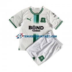Thuisshirt Uitshirt Plymouth Argyle Voetbalteneu Kinderen 2023-24 S-S Groente