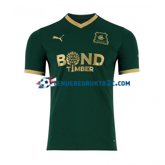 Thuisshirt Plymouth Argyle Mannen 2023-24 S-S Groente