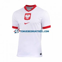 Thuisshirt Polen Mannen Europacup 2024 S-S Wit