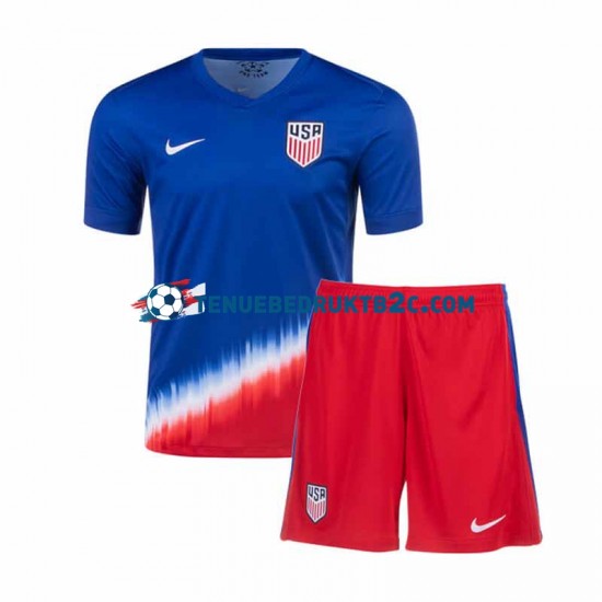 Uitshirt USA Voetbalteneu Kinderen 2024 S-S