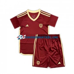 Thuisshirt Venezuela Copa America Voetbalteneu Kinderen 2024 S-S Rood