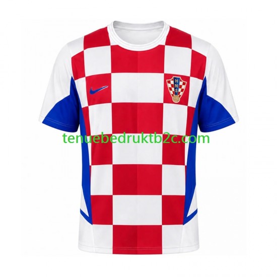 Thuisshirt Retro Kroatië Mannen 2002 S-S