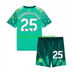 Thuisshirt Manchester City Keeper Gianluigi Donnarumma Voetbalteneu Kinderen 2026-27 S-S