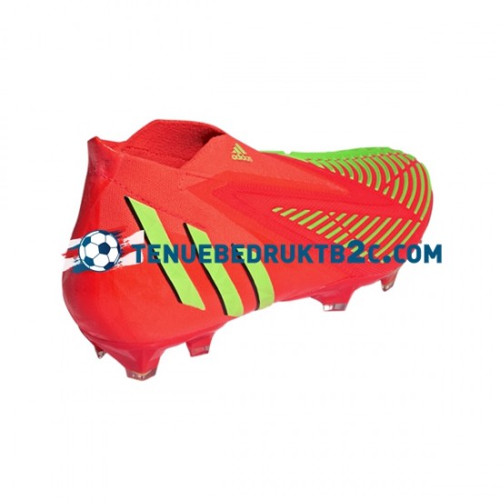 Adidas Predator EDGE FG Game Data Rood Groente voetbalschoenen