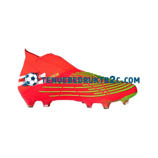 Adidas Predator EDGE FG Game Data Rood Groente voetbalschoenen