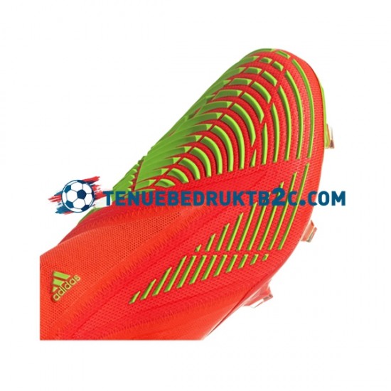 Adidas Predator EDGE FG Game Data Rood Groente voetbalschoenen