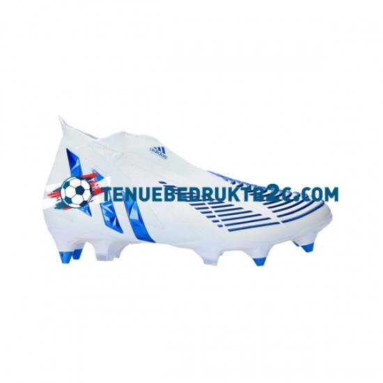 Adidas Predator EDGE SG Diamond Edge Blauw Wit voetbalschoenen