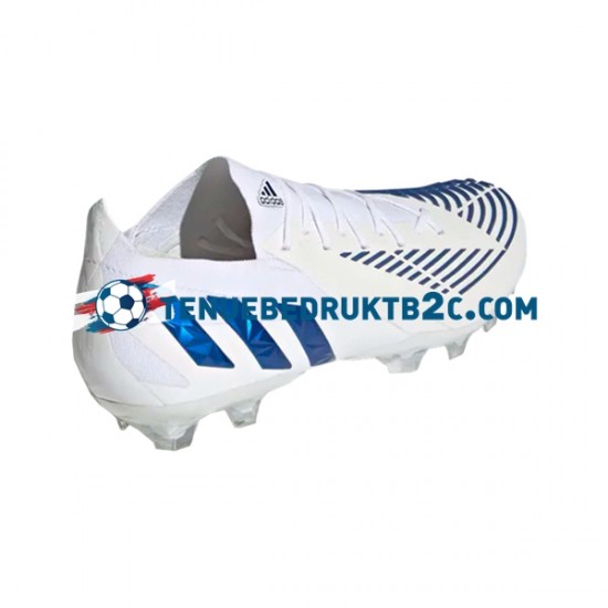 Adidas Predator EDGE.1 L AG Diamond Edge Blauw Wit voetbalschoenen