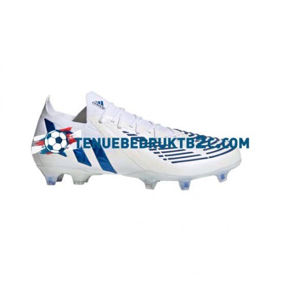 Adidas Predator EDGE.1 L FG Diamond Edge Blauw Wit voetbalschoenen