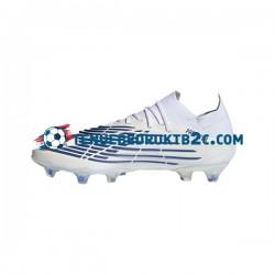 Adidas Predator EDGE.1 L FG Diamond Edge Blauw Wit voetbalschoenen