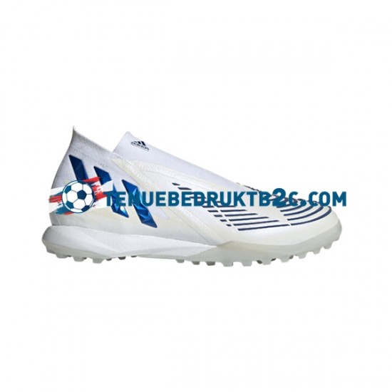 Adidas Predator EDGE.1 TF Diamond Edge Blauw Wit voetbalschoenen
