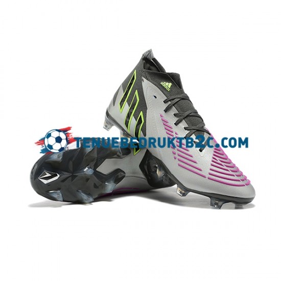 Adidas Predator Edge Geometric.1 FG Paars Wit voetbalschoenen