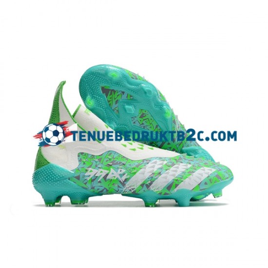 Adidas Predator FREAK FG Wit Groente voetbalschoenen