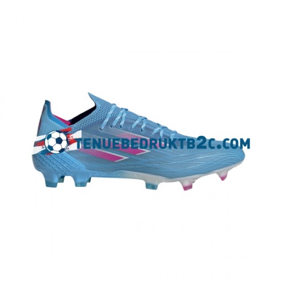 Adidas X SPEEDFLOW.1 FG Sapphire Edge Roze Blauw Wit voetbalschoenen