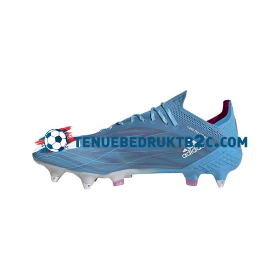 Adidas X SPEEDFLOW.1 SG Sapphire Edge Roze Blauw Wit voetbalschoenen