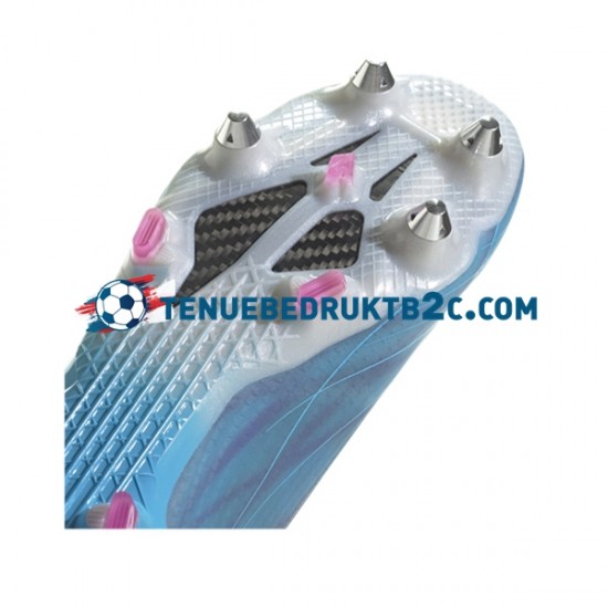 Adidas X SPEEDFLOW.1 SG Sapphire Edge Roze Blauw Wit voetbalschoenen
