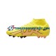 Nike Air Zoom Mercurial Superfly IX Academy AG AG Lucent Roze Geel voetbalschoenen