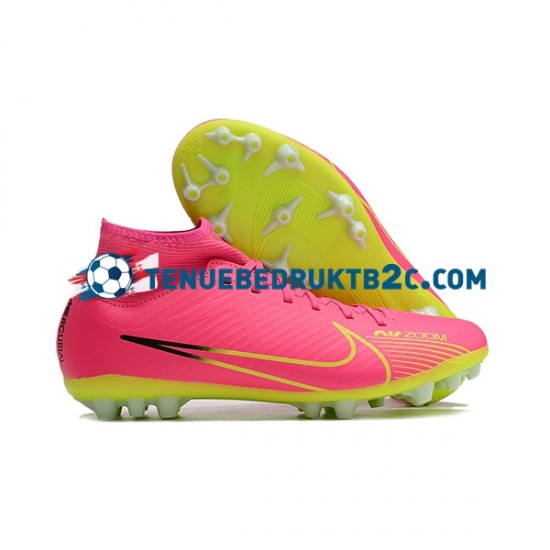 Nike Air Zoom Mercurial Superfly IX Academy AG Roze Groente voetbalschoenen