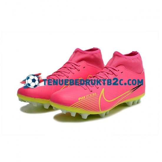 Nike Air Zoom Mercurial Superfly IX Academy AG Roze Groente voetbalschoenen