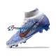 Nike Air Zoom Mercurial Superfly IX Elite FG Goud Blauw Wit voetbalschoenen
