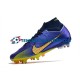 Nike Air Zoom Mercurial Superfly IX Elite SG Blauw Geel voetbalschoenen