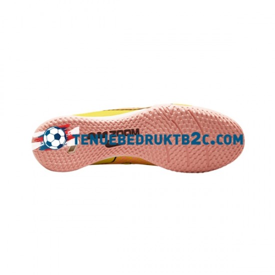 Nike Air Zoom Mercurial Vapor XV Academy IC Halle Lucent Roze Geel voetbalschoenen