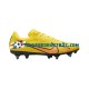 Nike Air Zoom Mercurial Vapor XV Academy SG Pro AC Lucent Roze Geel voetbalschoenen