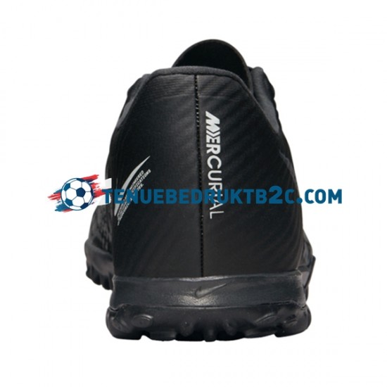 Nike Air Zoom Mercurial Vapor XV Shadow Academy TF Grijs Zwart voetbalschoenen