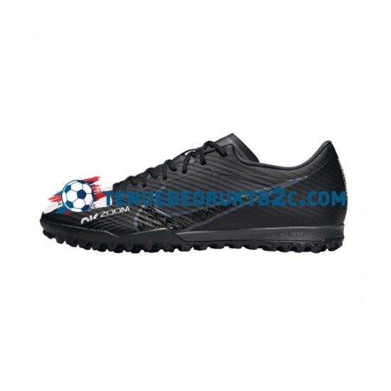Nike Air Zoom Mercurial Vapor XV Shadow Academy TF Grijs Zwart voetbalschoenen