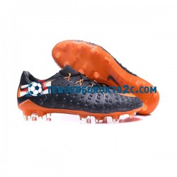 Nike HyperVenom Phantom III Elite FG Oranje Zwart voetbalschoenen