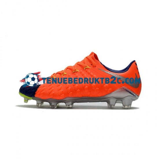 Nike HyperVenom Phantom III Elite FG Oranje Blauw voetbalschoenen