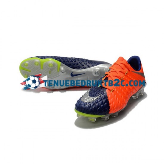 Nike HyperVenom Phantom III Elite FG Oranje Blauw voetbalschoenen