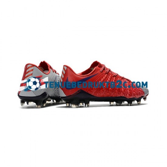 Nike HyperVenom Phantom III Elite FG Rood Grijs voetbalschoenen