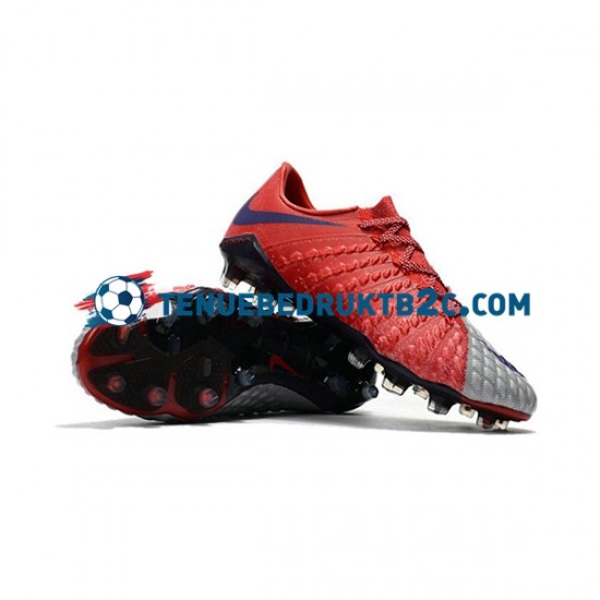 Nike HyperVenom Phantom III Elite FG Rood Grijs voetbalschoenen