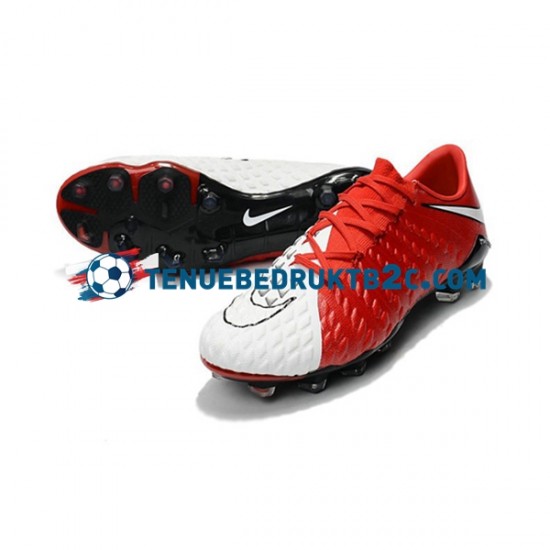 Nike HyperVenom Phantom III Elite FG Rood Wit voetbalschoenen