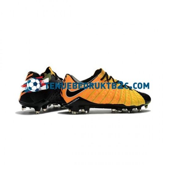 Nike HyperVenom Phantom III Elite FG Geel Zwart voetbalschoenen