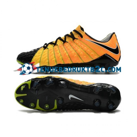 Nike HyperVenom Phantom III Elite FG Geel Zwart voetbalschoenen