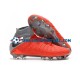 Nike Hypervenom Phantom 3 Elite DF FG Rood Grijs voetbalschoenen