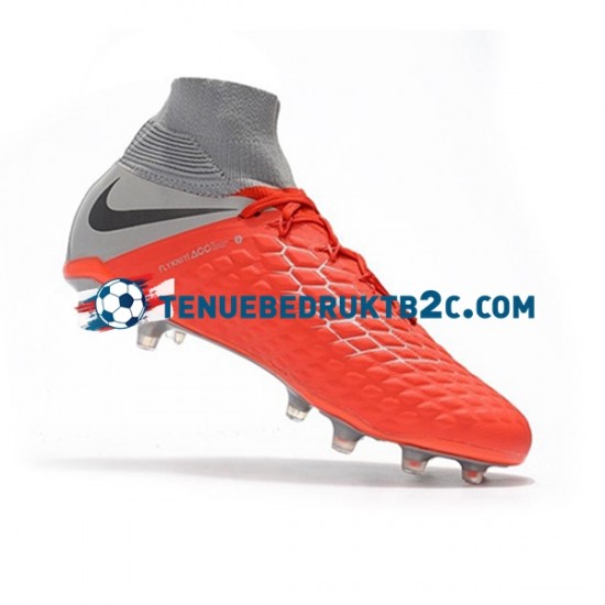 Nike Hypervenom Phantom 3 Elite DF FG Rood Grijs voetbalschoenen