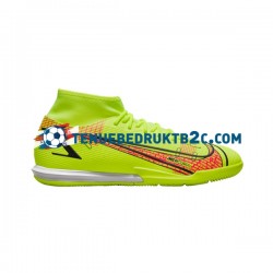 Nike Mercurial Superfly VIII Motivation Academy IC Geel voetbalschoenen