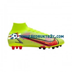 Nike Mercurial Superfly VIII Motivation Elite AG Rood Geel voetbalschoenen