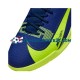 Nike Mercurial Superfly VIII Recharge Academy IC Blauw Geel voetbalschoenen