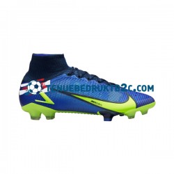 Nike Mercurial Superfly VIII Recharge Elite FG Blauw Geel voetbalschoenen