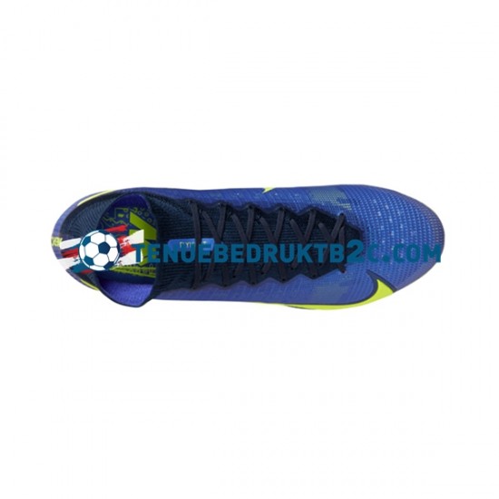 Nike Mercurial Superfly VIII Recharge Elite SG Pro AC Blauw Geel voetbalschoenen