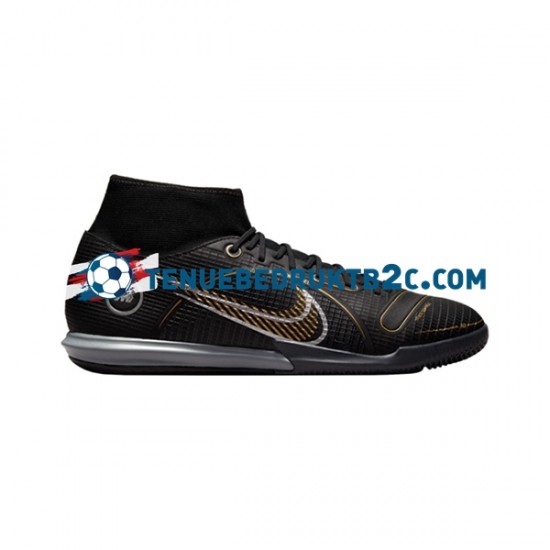 Nike Mercurial Superfly VIII Shadow Academy IC Zwart voetbalschoenen