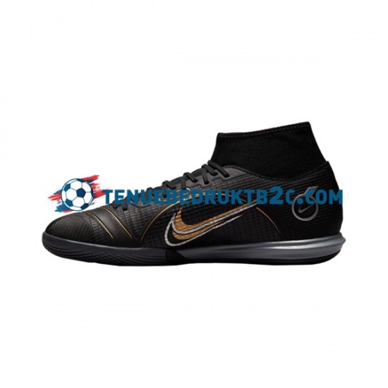 Nike Mercurial Superfly VIII Shadow Academy IC Zwart voetbalschoenen