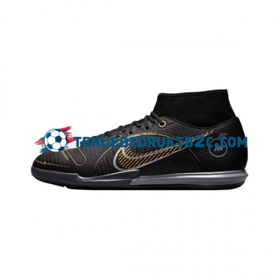 Nike Mercurial Superfly VIII Shadow Academy IC Zwart voetbalschoenen